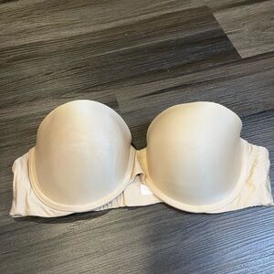 Victoria's Secret Cream Strapless Bra